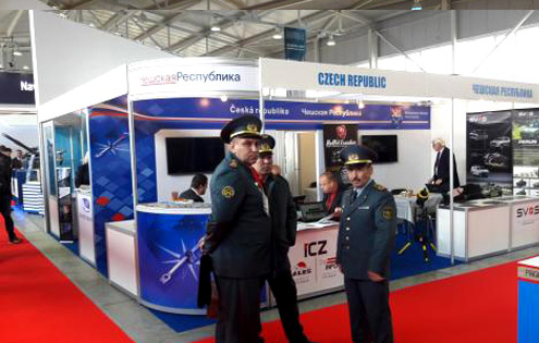 Чешский павильон на международной оборонной и аэрокосмической ярмарке KADEX 2018