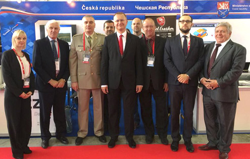 Na mezinárodní vojenské a aerokosmické výstavě KADEX 2018 v Astaně